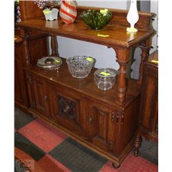 ORNATE ESTATE WOODEN SIDEBOARD