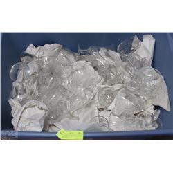 ESTATE BIN OF CRYSTAL GLASSES AND MORE