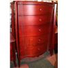 Image 3 : 5 DRAWER CHERRYWOOD CHEST & TWO