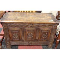 ORNATE ANTIQUE CHEST