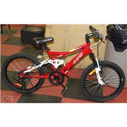 CCM 6 SPEED FULL SUSPENSION KIDS BIKE