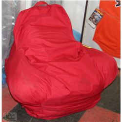 RED BEAN BAG CHAIR