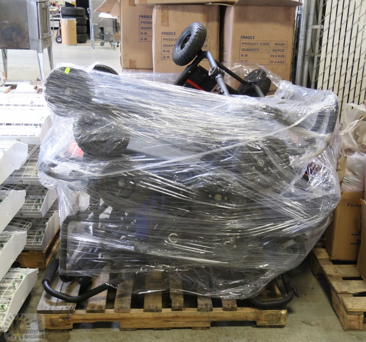 PALLET OF PRESSURE WASHER DOLLIES