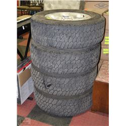 SET OF 4 GOOD YEAR JEEP WRANGLER TIRES & RIMS