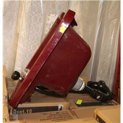 BURGUNDY HAIRDRESSER'S SINK