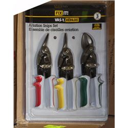 item#22 CASE OF 4 FIX IT 3PCS AVIATION SNIPS