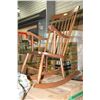 Image 1 : VINTAGE WOODEN ROCKING CHAIR