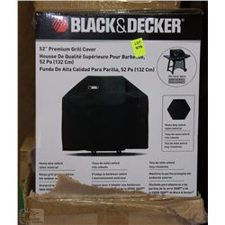 item#5 NEW BLACK AND DECKER 52" PREMIUM BBQ COVER