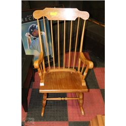 VINTAGE HIGHBACK ROCKING CHAIR