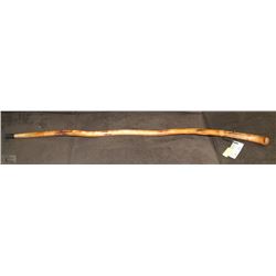 NEW ROOT HEAD NATURAL WOOD HIKING STICK WITH