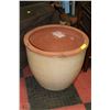 Image 1 : LARGE CLAY PLANT POT 23"X22