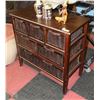 Image 1 : 6 WICKER BASKET COMPARTMENT DRESSER