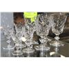 Image 1 : EIGHT CRYSTAL GLASSES