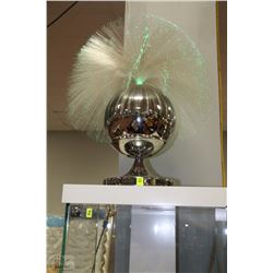VINTAGE CHROME SPHERE FIBREOPTIC LAMP