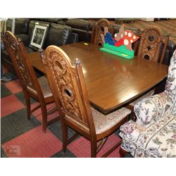 DUNCAN FIFE TABLE & FOUR CHAIRS