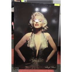 MARILYN MONROE PLAQUE PICTURE  24"X36"