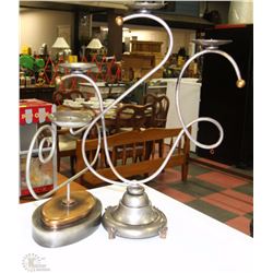 MATCHING TRIPLE PILLAR CANDLE HOLDER AND SINGLE