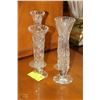 Image 1 : LOT OF 4 PINWHEEL AND CZECHOSLOVAKIA CRYSTAL VASES