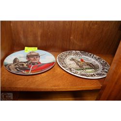 ESTATE COLLECTION OF TWO RCMP COLLECTOR PLATES