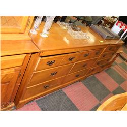 VILAS MAPLE NIGHT STAND, DRESSER AND CHEST OF