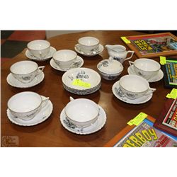 ROYAL TETTAU BAVARIA GERMANY PARTIAL TEA SET