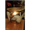 Image 1 : GOLD LEAF PHOENIX PLANTER LARGE 11"HIGH X14"