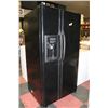 Image 1 : BLACK GE USED DOUBLE DOOR FRIDGE