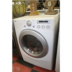 FRONT LOAD LG DRYER DENT ON TOP (WHITE)