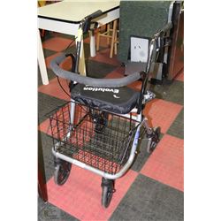 EVOLUTION WALKER WITH BUILT IN SEAT AND BRAKES
