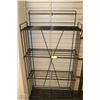Image 1 : FOLDING METAL STORAGE RACK WITH SHELVES