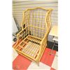 Image 1 : WICKER ARM CHAIR