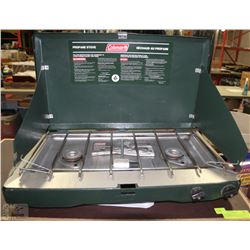 COLEMAN PROPANE STOVE - 2 BURNER
