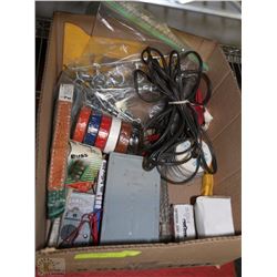BOX OF GARAGE & SHOP SUPPLIES INCL.