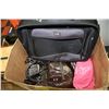 Image 1 : BOX OF PURSES INCLUDING GUESS AND MORE