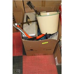 ESTATE BOX OF MISC TOOLS