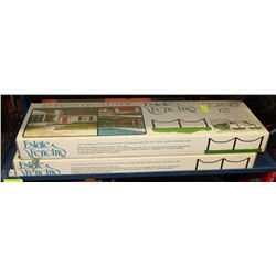 2 BOXES OF ESTATE FENCING, CORNER KITS