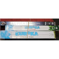 LOT OF 2 SEASONS OF EUREKA  AND 1 OF  ALPHAS