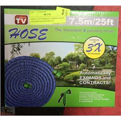 NEW 25' AUTOMATIC GARDEN HOSE: EXPANDS & CONTRACTS