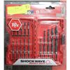 Image 1 : NEW MILWAUKEE 15PC IMPACT DRILL & DRIVE BIT SET