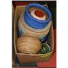 Image 1 : BOX OF CERAMIC AND MORE PLANT POTS