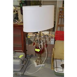 VINTAGE LAMP WITH MARBLE BASE