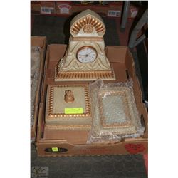 TRAY WITH MATCHING PHOTO FRAME,SQUARE JEWELLERY