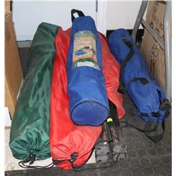 STACK OF 5 LAWN CHAIRS