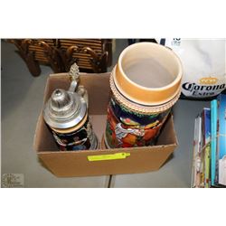 2 GERMAN STEINS