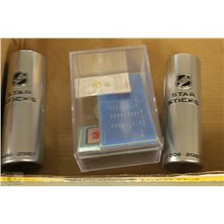 LOT OF 5 NHL GREAT COINS INCLUDING JAROMIR JAGR,