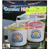 Image 1 : DONVIER 1PINT ICE CREAM MAKER W/INSTRUCTIONS &