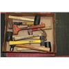 Image 1 : BOX WITH ASSORTED DEADBLOW HAMMERS & MORE