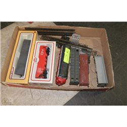 6 HO MODEL TRAIN CARS ENGINES WITH PRESSURE SWITCH