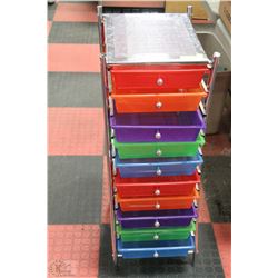 10 DRAWER MULTI COLOR ORGANIZER
