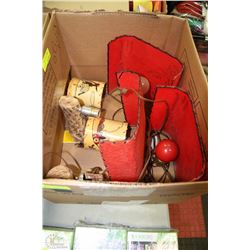 ESTATE BOX OF VINTAGE LAMPS